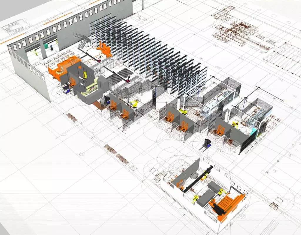 Gemelo digital del software Visual Components