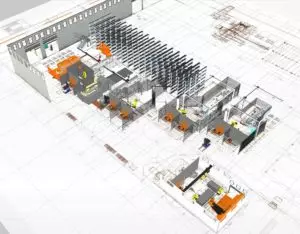 Gêmeo digital do software Visual Components