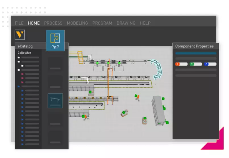 simulation of production lines